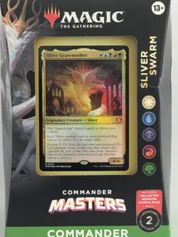 Magic The Gathering Commander Masters Precon Commander Deck Sliver Swarm MTG New - Image 2