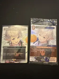 Final Fantasy Swords To Plowshares MTG and Alphinaud FFTCG MagicCon Promo ENG NM - Image 1