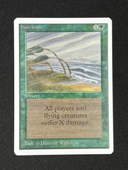 MTG HURRICANE Unlimited Edition Regular MT+ Uncommon Magic The Gathering - Image 1