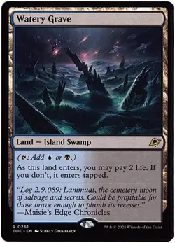 MTG Edge Of Eternities Watery Grave (Rare) - Image 1