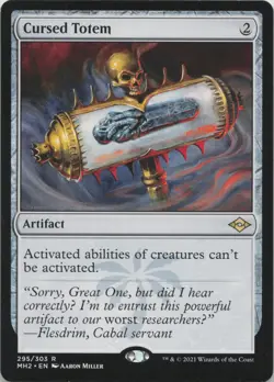 Cursed Totem R Modern Horizons 2 295 - MTG - Image 1