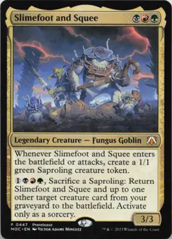 Slimefoot and Squee M Prerelease Cards 447 - MTG - Image 1