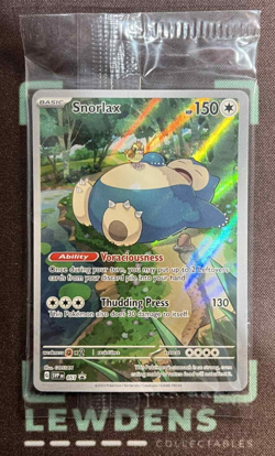 Snorlax - SVP 051 - Pokemon 151 ETB - Black Star Promo SEALED Pokemon Card - OC - Image 1