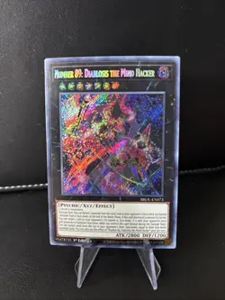 Yugioh Number 89: Diablosis the Mind Hacker BROL-EN073 Secret Rare 1st Ed LP - Image 1