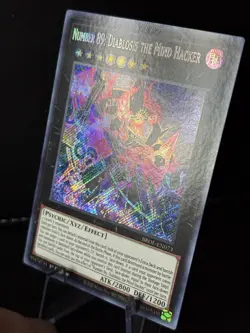 Yugioh Number 89: Diablosis the Mind Hacker BROL-EN073 Secret Rare 1st Ed LP - Image 5