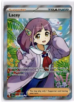 Pokemon TCG Lacey (Full Art) 166/142 SV07: Stellar Crown Ultra Rare - Image 1
