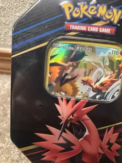NEW SEALED Pokemon TCG Lot Of 2 CROWN ZENITH Zapdos Tins - Image 4