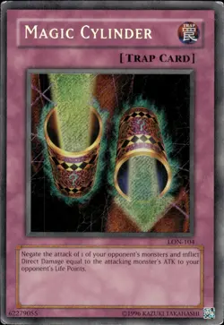 Magic Cylinder - Secret Rare LON-104 - HP - YuGiOh - Image 1