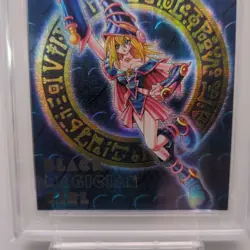 YuGiOh PSA8 Dark Magician Girl DDM Dungeon Dice Promo 2001 Blue Secret Japanese - Image 3