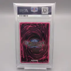 YuGiOh PSA8 Dark Magician Girl DDM Dungeon Dice Promo 2001 Blue Secret Japanese - Image 4