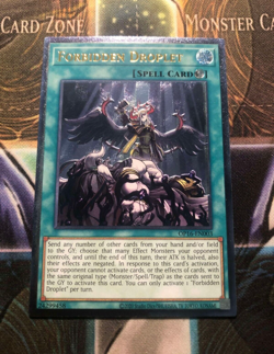 *** FORBIDDEN DROPLET *** ULTIMATE RARE OP16-EN003 MINT/NM YUGIOH! - Image 1