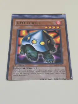 UFO Turtle SD3-EN004 Yu-Gi-Oh! Light Play 1st Edition Miscut / Misprint / Error - Image 3