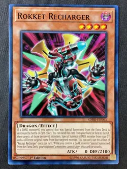 Yu-Gi-Oh TCG #SDRR-EN003 Rokket Recharger 1st Edition Common NM - Image 1