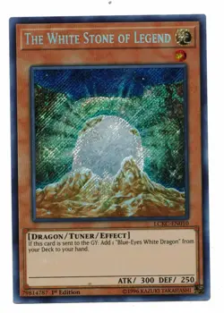 Yu-Gi-Oh Card: The White Stone of Legend LCKC-EN010 Secret Rare 1st Edition! NM - Image 1