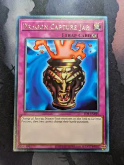 Yugioh 25th Anniversary - Dragon Capture Jar - LOB-EN045 - Rare - NM - Image 1