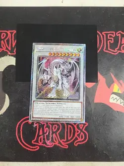 Yu-Gi-Oh TCG RA04-EN208 "Azure-Eyes Silver Dragon" 1st Platinum SECRET RARE NM - Image 1