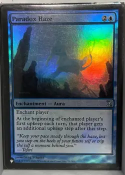 MTG 1x FOIL Paradox Haze The List - Time Spiral Magic the Gathering Card x1 LP - Image 1