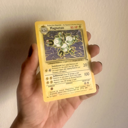 Magneton Pokemon Card 11/62 - Fossil Base Set Rare Holo - Near Mint - Image 5