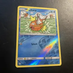Magikarp 15/68 Hidden Fates Pokemon Card Reverse Holo Common Near Mint NM - Image 2