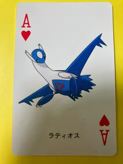 Pokemon Pocket Monster Playing Card Latios Ace of Hearts Japanese F/S - Image 1