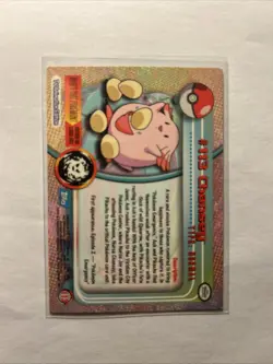 2000 Vintage Topps Pokemon Card, Chansey #113, TV Animation Edition Blue Logo LP - Image 2