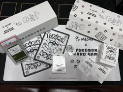 Yu NAGABA x Pokemon Card Game Special BOX with Promo Pikachu PSA9 Limited F/S - Image 1