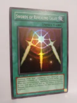 Swords Of Revealing Light LOB-A101 Super Rare 1st Ed Yu-Gi-Oh - Image 2