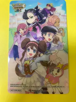 Pokemon Masters EX Clear Card Pokemon Center promotional item V2019 Japanese F/S - Image 3