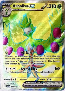 Arboliva ex 207/182 Ultra Rare Pokemon Card TCG 2025 S&V Destined Rivals NM+ - Image 1