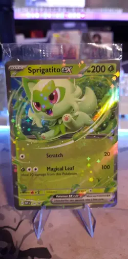 SEALED Sprigatito ex - SVP087 - Pokemon Scarlet & Violet Promo Holo Card NM - Image 1