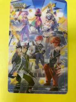 Pokemon Masters EX Clear Card Center Limited promotional item V2019 Japanese F/S - Image 2