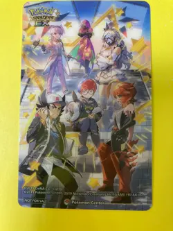 Pokemon Masters EX Clear Card Center Limited promotional item V2019 Japanese F/S - Image 3