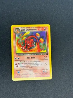 Pokemon Dark Charmeleon 33/82 Team Rocket Set Non-Holo WOTC Vintage Card LP VGC - Image 1