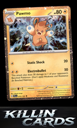 Pawmo (Cosmo Foil) 075/193 Pokemon Promo Miscellaneous Cards & Products Card NM - Image 1