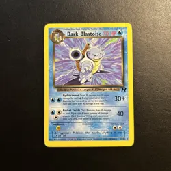 Dark Blastoise 20/82 Team Rocket Pokemon Card Regular Rare Lightly Played LP - Image 1