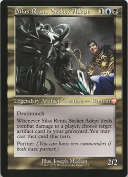 Silas Renn, Seeker Adept (Retro Frame) M Commander: The Brothers' War 129 - MTG - Image 1