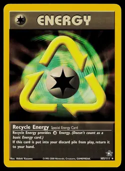 Pokemon Card - Recycle Energy Neo Genesis 105/111 Rare - Image 1