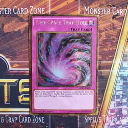 1x Time-Space Trap Hole - Gold Secret Rare - PGL3-EN039 - 1st Ed - LP - Image 1