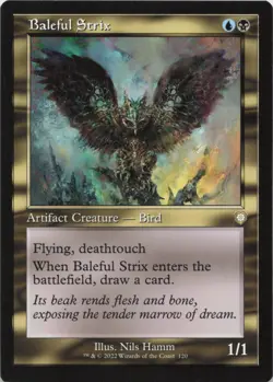 Baleful Strix (Retro Frame) R Commander: The Brothers' War 120 - MTG - Image 1