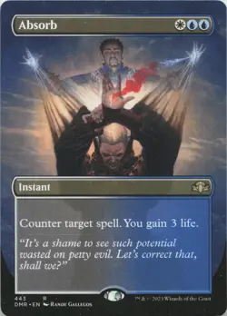 Absorb (Borderless) R Dominaria Remastered 443 - MTG - Image 1