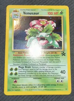 Pokemon TCG Venusaur 13/53 WotC Black Star Promo Holo Vintage NM/LP - Image 1