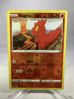 Slugma 027/185 - Reverse Holo - Vivid Voltage - Pokemon TCG - LP - Image 1