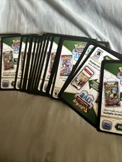 pokemon tcg QR codes $5 For 50 Qr Codes Sent By Pics In Message After Paid - Image 1