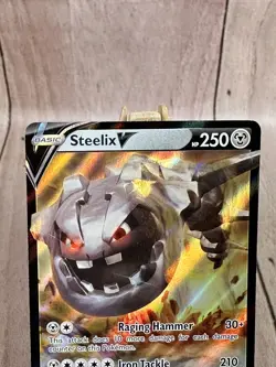 STEELIX V 115/185 SWSH04 VIVID VOLTAGE POKEMON ULTRA RARE FULL ART NM/M - Image 4