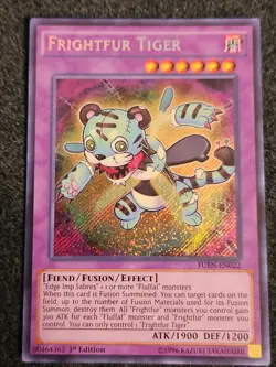 Yu-Gi-Oh! - Frightfur Tiger - FUEN-EN022 - Secret Rare - 1st Ed - NM/M - NEW - Image 1