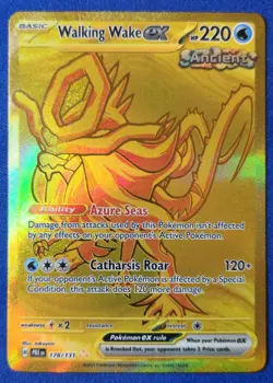Pokemon - Walking Wake EX - Hyper Rare Gold 178/131 - 2025 Prismatic Evolutions - Image 1