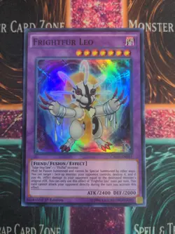 Yu-Gi-Oh! Frightfur Leo Crossed Souls CROS-EN041 1st Edition Super Rare NM - Image 1