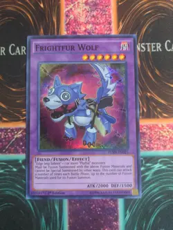 Yu-Gi-Oh! Frightfur Wolf Fusion Enforcers FUEN-EN021 1st Edition Super Rare NM - Image 1
