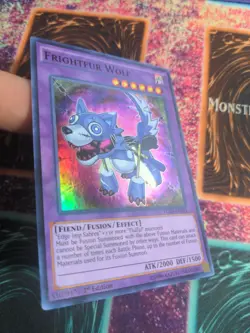 Yu-Gi-Oh! Frightfur Wolf Fusion Enforcers FUEN-EN021 1st Edition Super Rare NM - Image 2