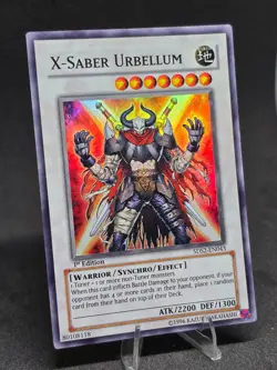 Yu-Gi-Oh! X-Saber Urbellum 5DS2-EN043 1st Edition 5D's Super Rare NM - Image 1